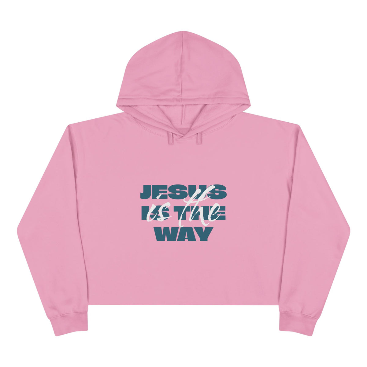 Crop Hoodie — Jesus Is the Way