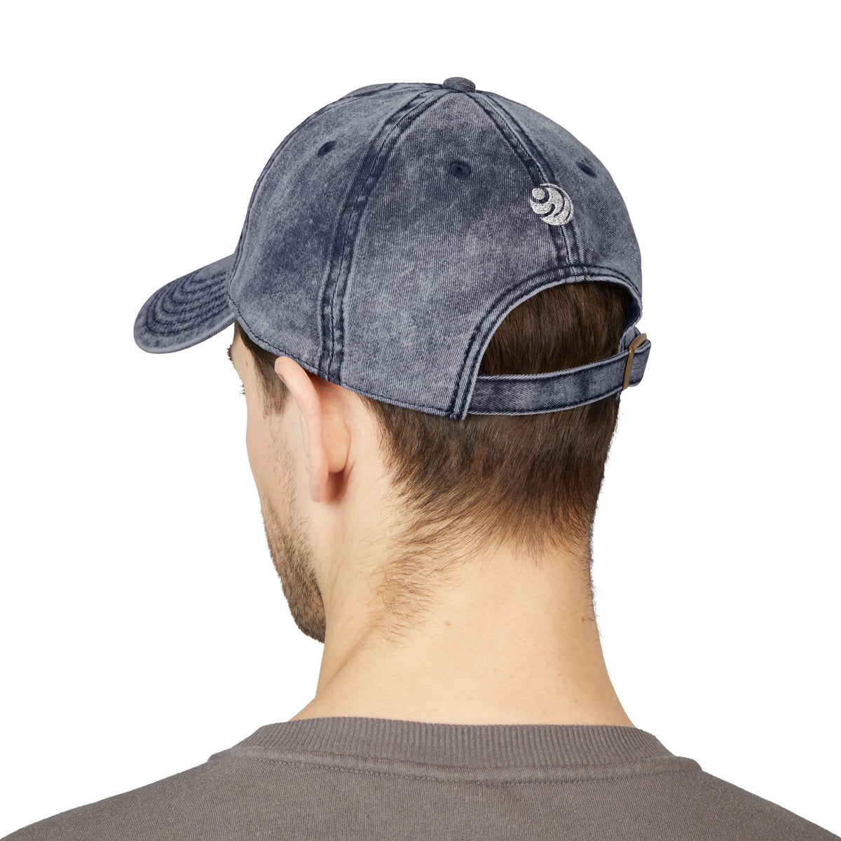Embroidered Cross Vintage Cap