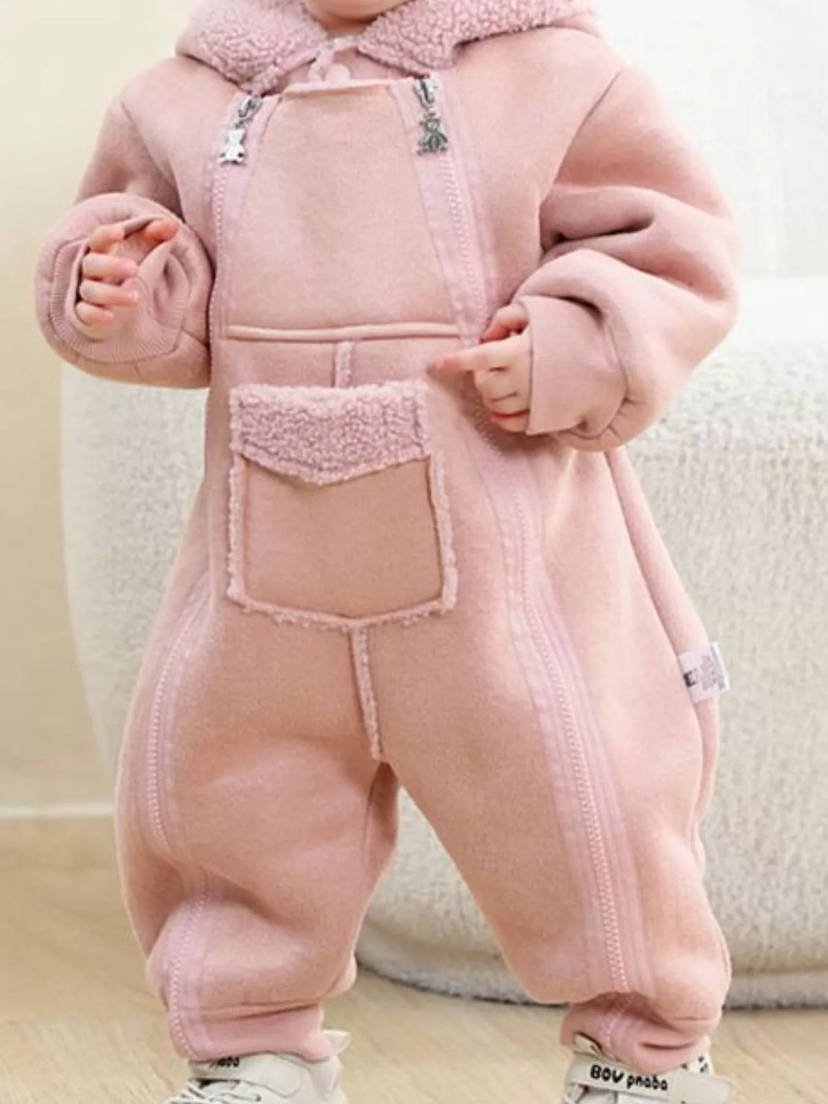 Mono polar con capucha para niños