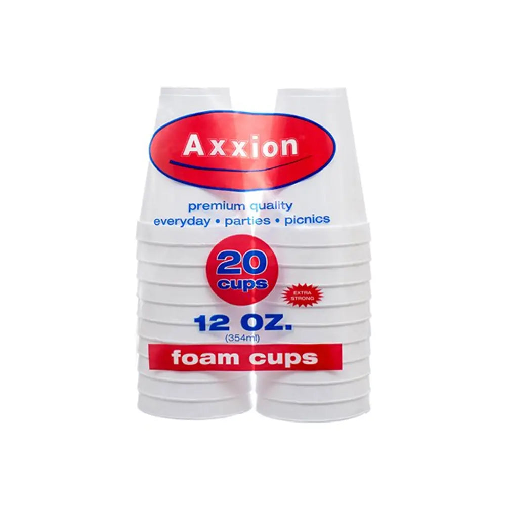 Axxion Foam cup 18ct 12 oz box of 18 units