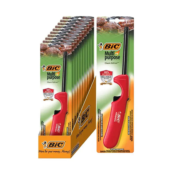 Bic Multi Purpose Lighter Blister 1 ct box of 10 units