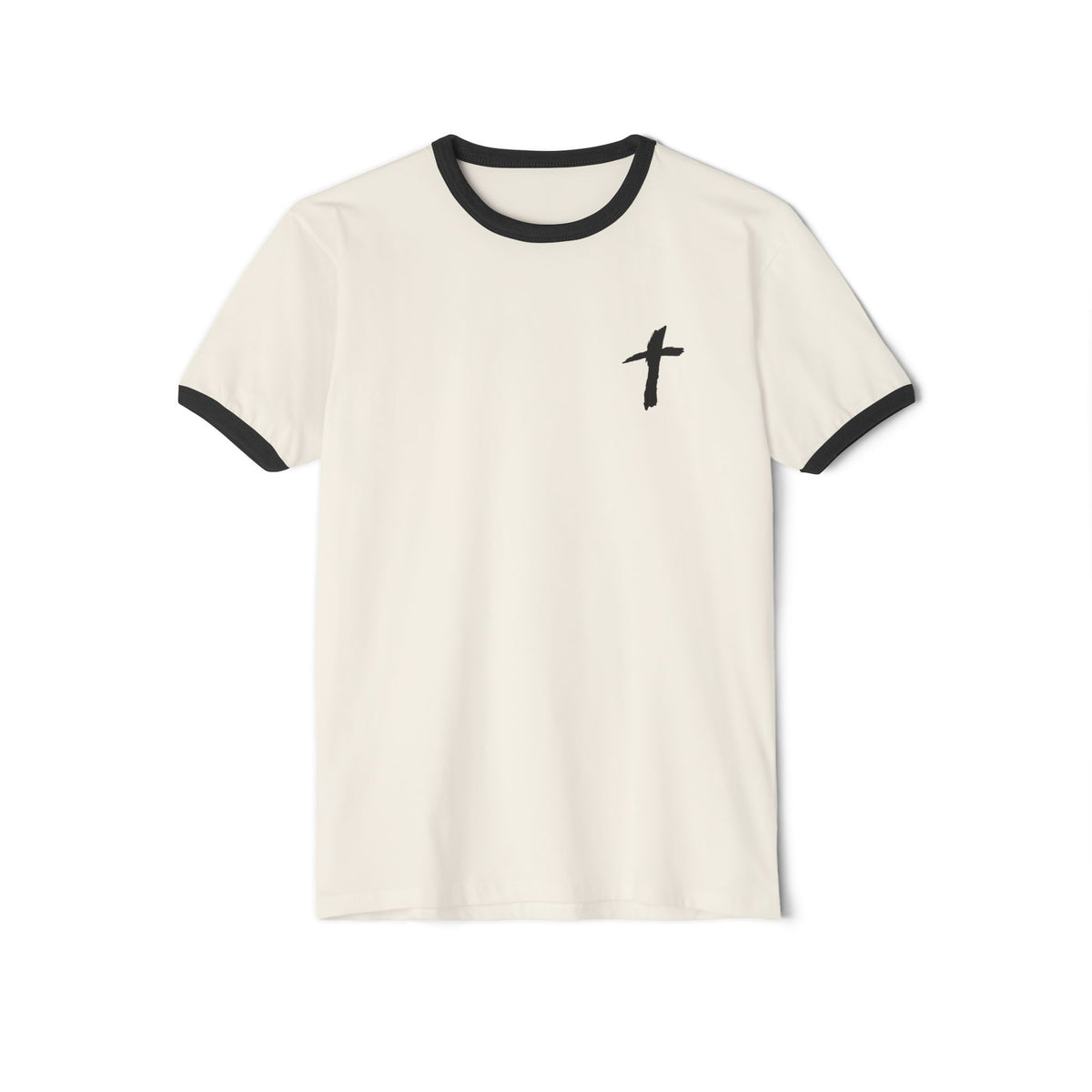Ringer T-Shirt — "Jesús Me Salvó"
