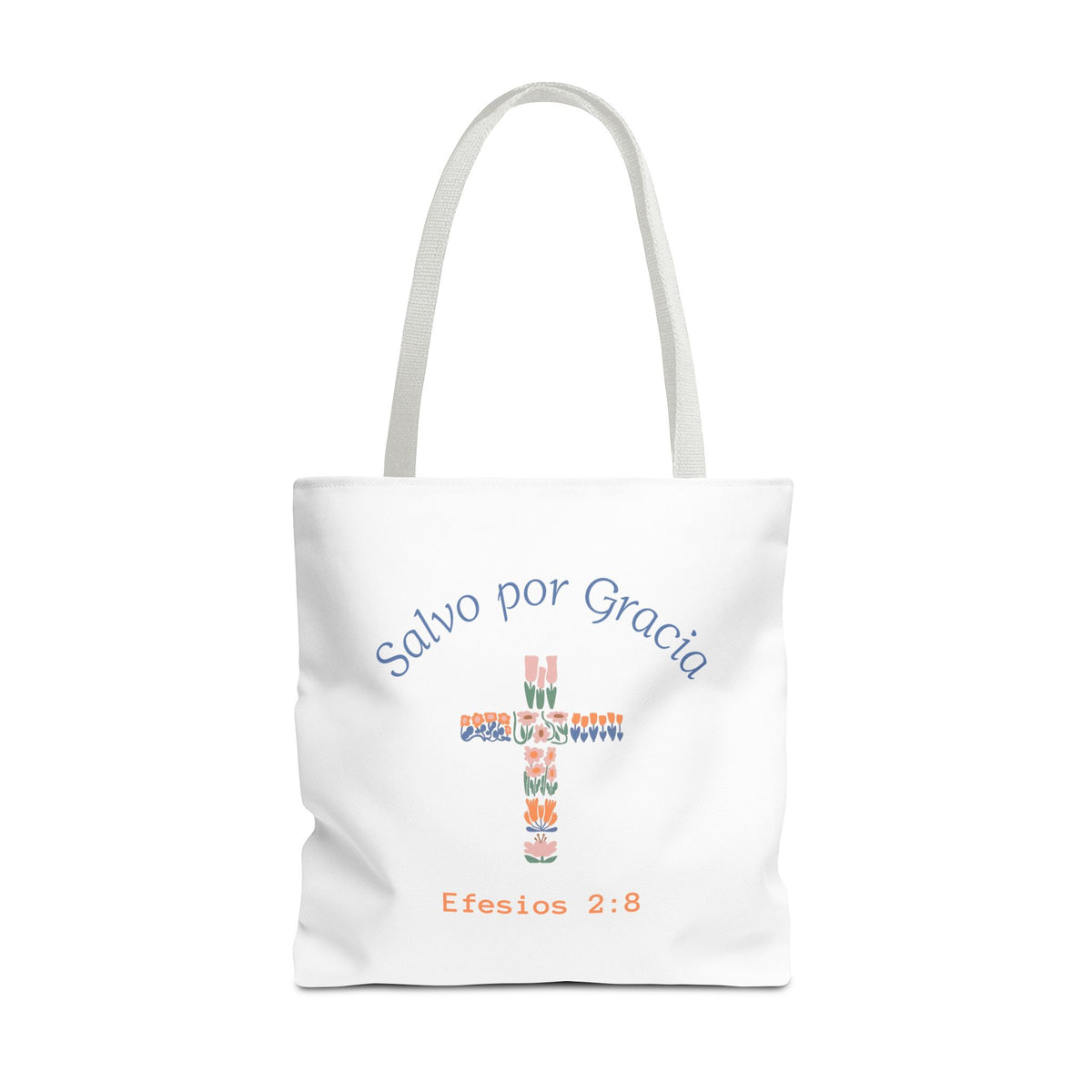 Bolsa de tela cristiana — "Salvo por Gracia"