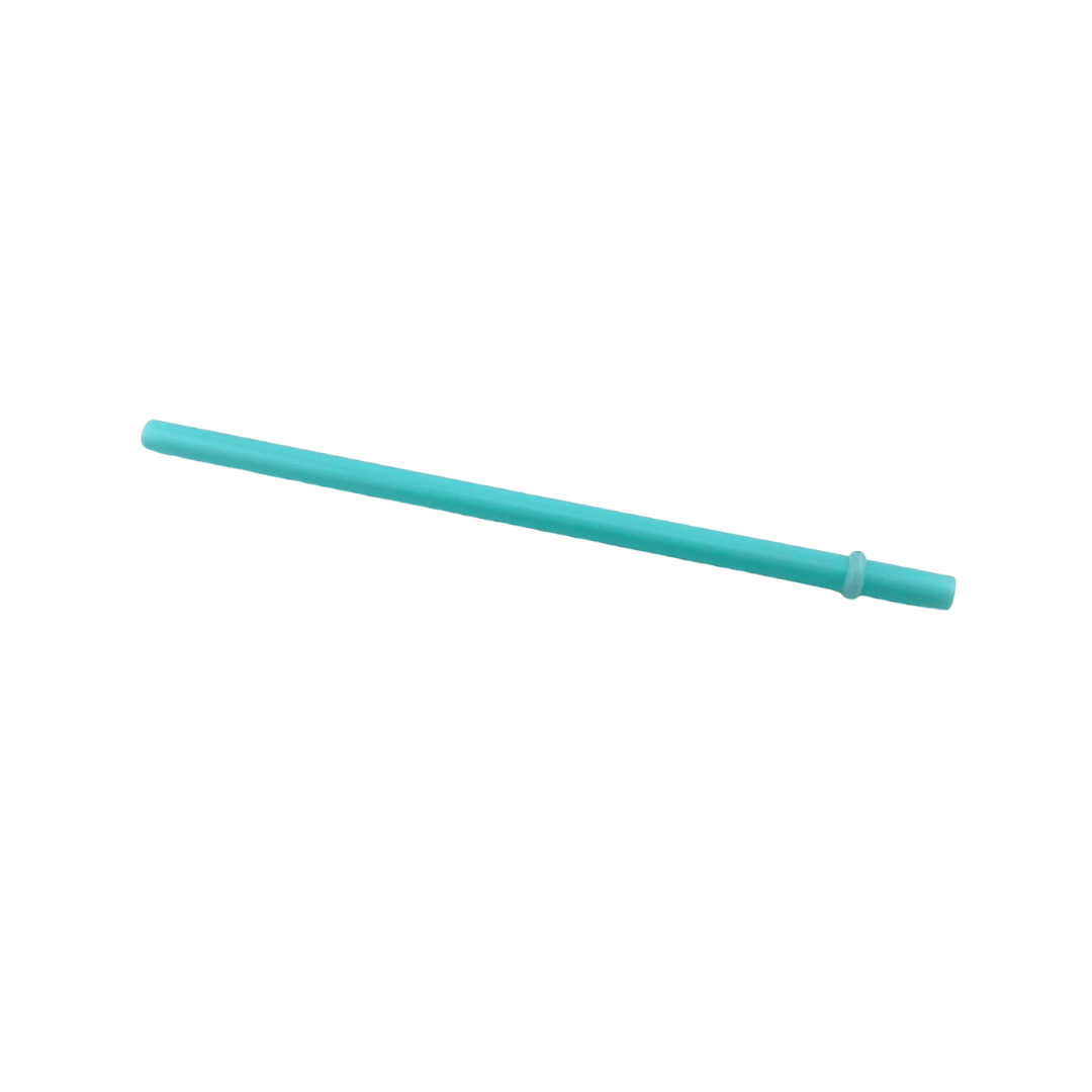 16oz Acrylic/Glass Glitter Globe - Colored Straws