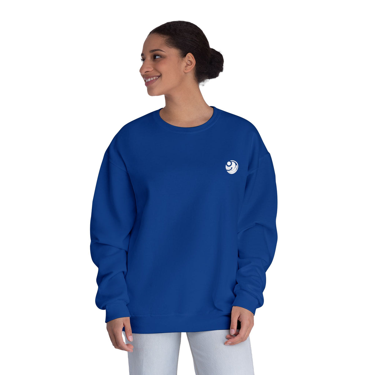 Sudadera con cuello redondo — "Con amor eterno te he amado"