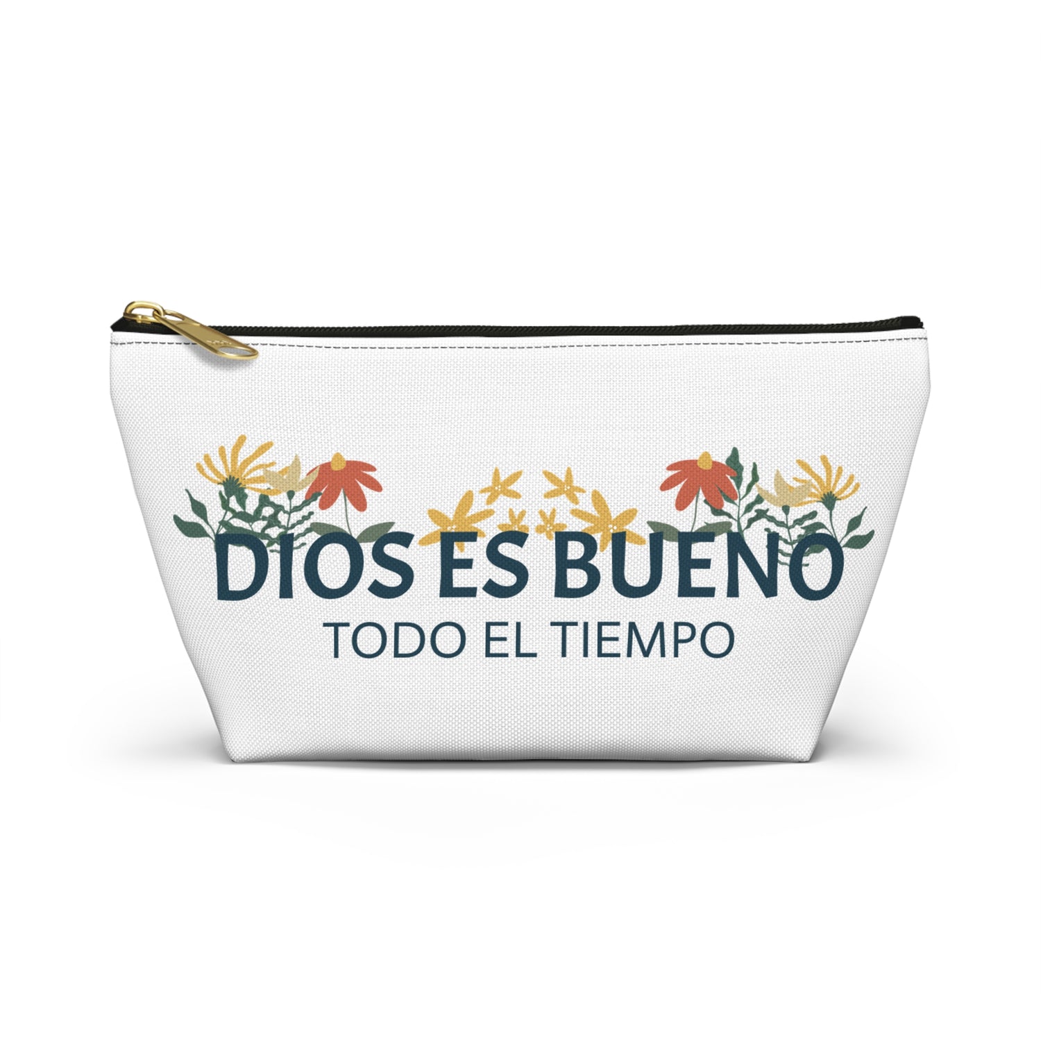 Makeup Pouch — "Dios Es Bueno Todo El Tiempo"