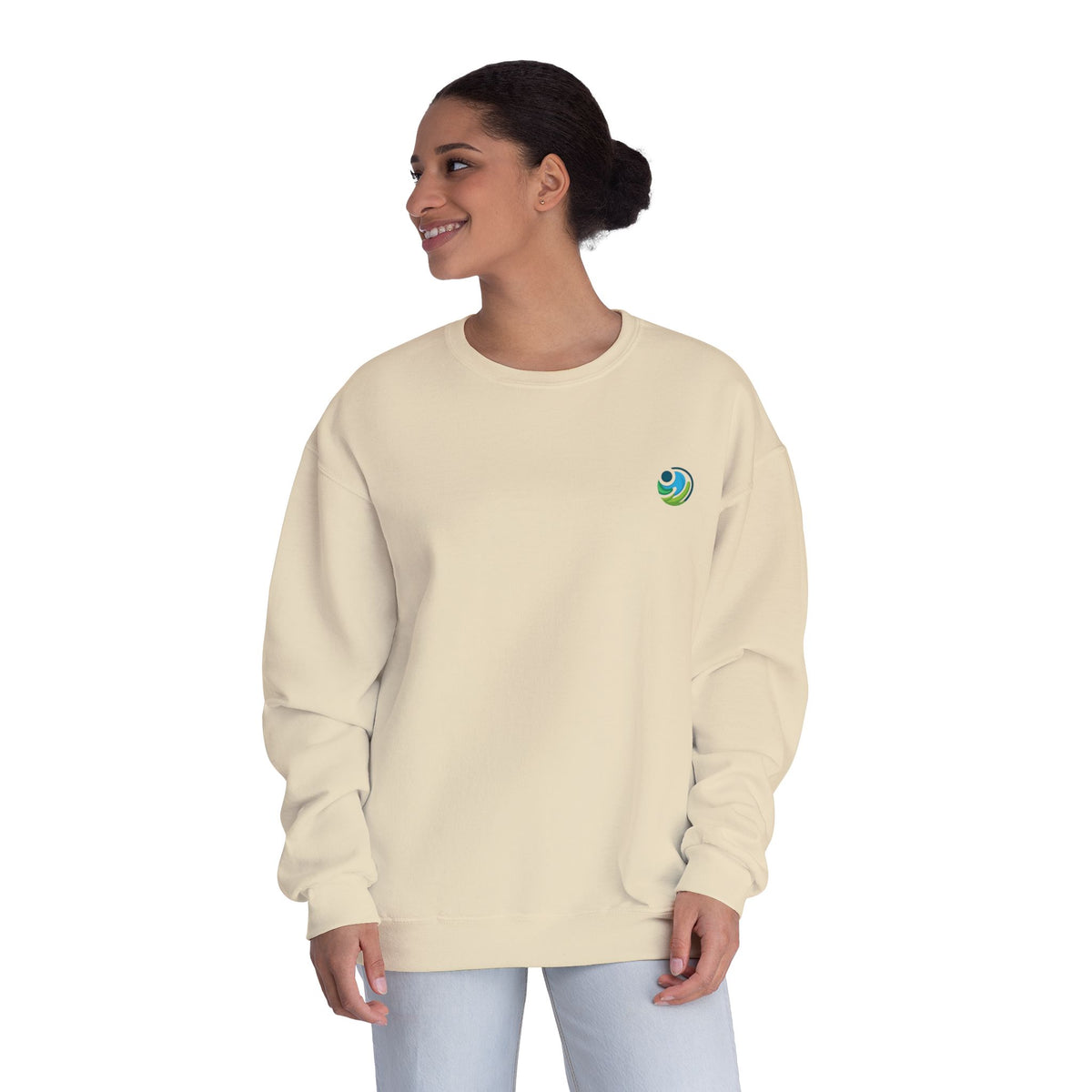 Crewneck Sweatshirt — 'Con amor eterno te he amado'