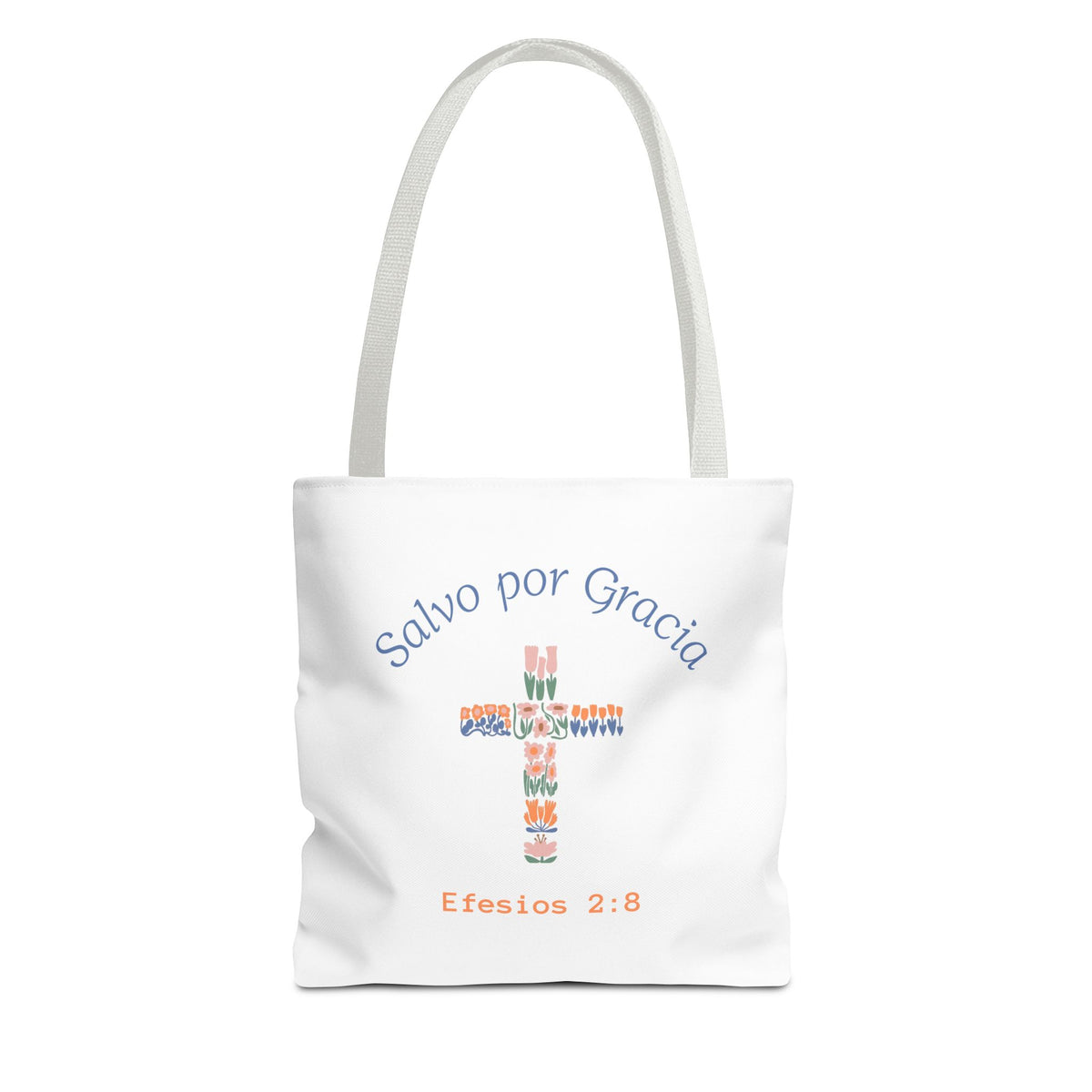 Bolsa de tela cristiana — "Salvo por Gracia"
