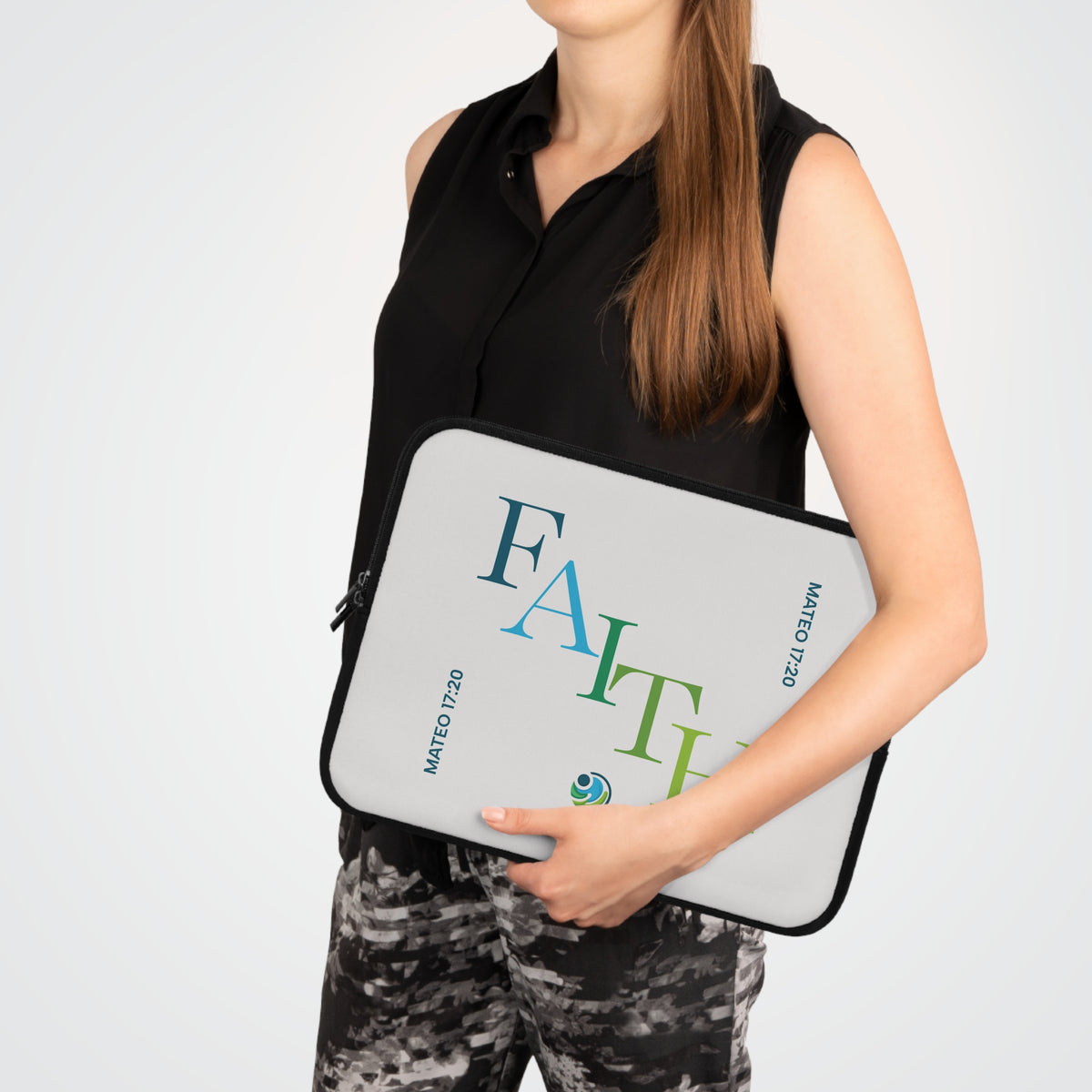 Faith Laptop Sleeve — Mateo 17:20