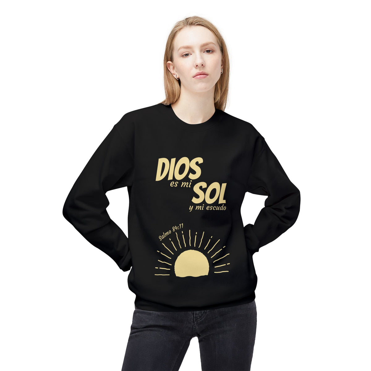 Dios Es Mi Sol Crewneck Sweatshirt