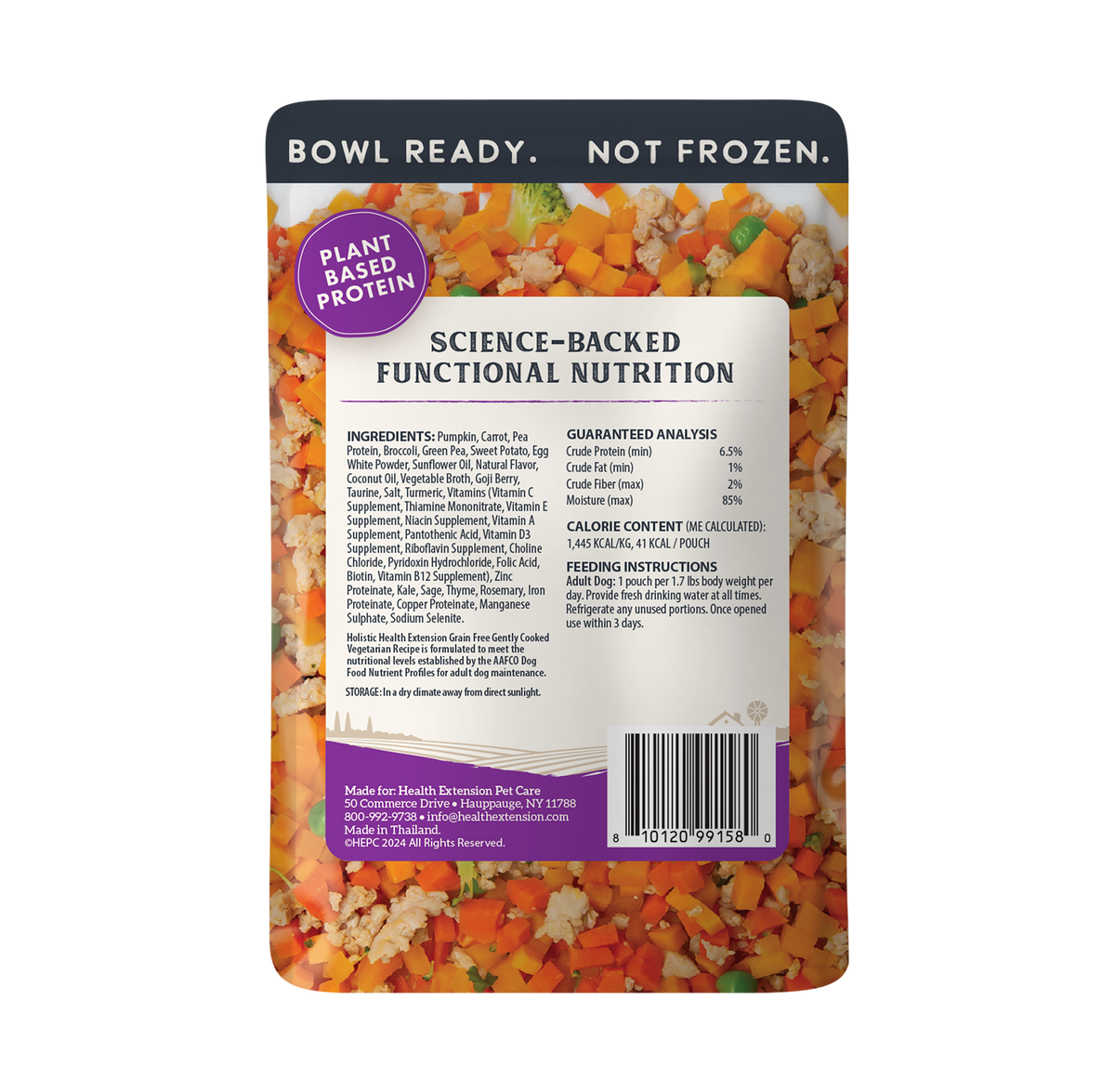 Gently Cooked Grain Free Vegetarian – Fresh Simmered Superfood Medley