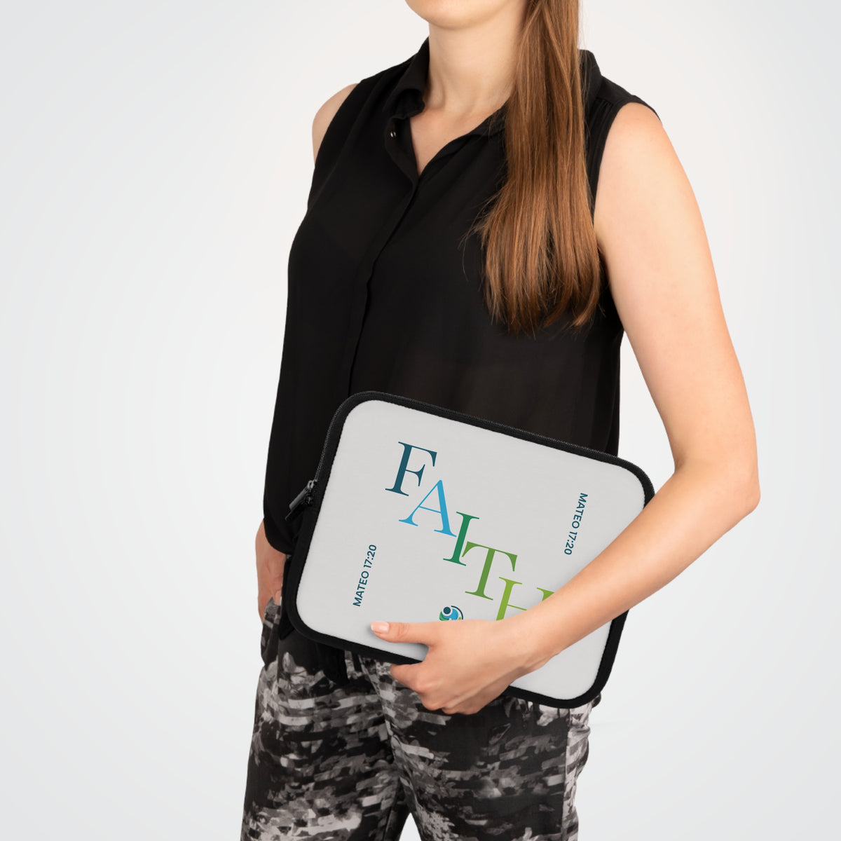 Faith Laptop Sleeve — Mateo 17:20
