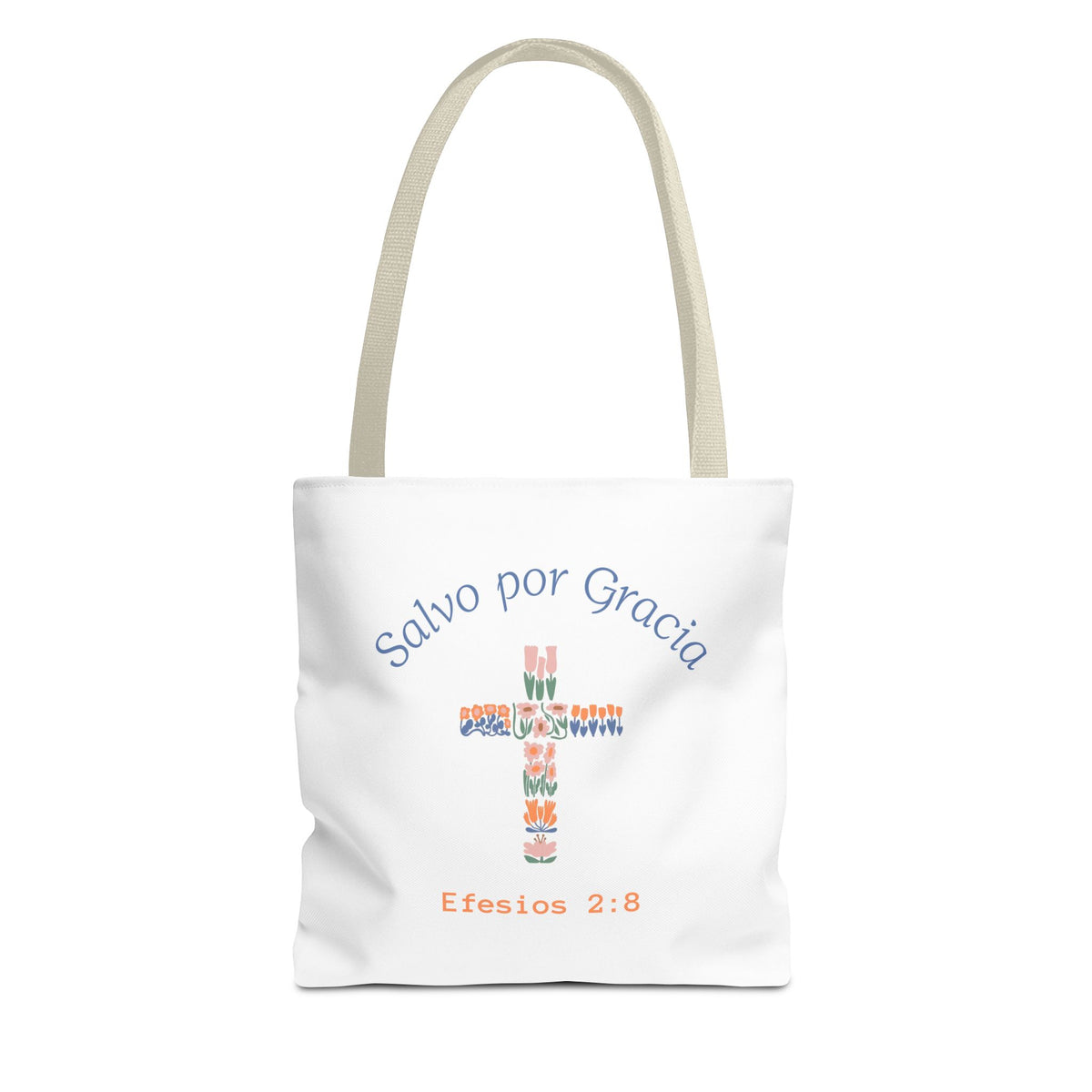 Bolsa de tela cristiana — "Salvo por Gracia"