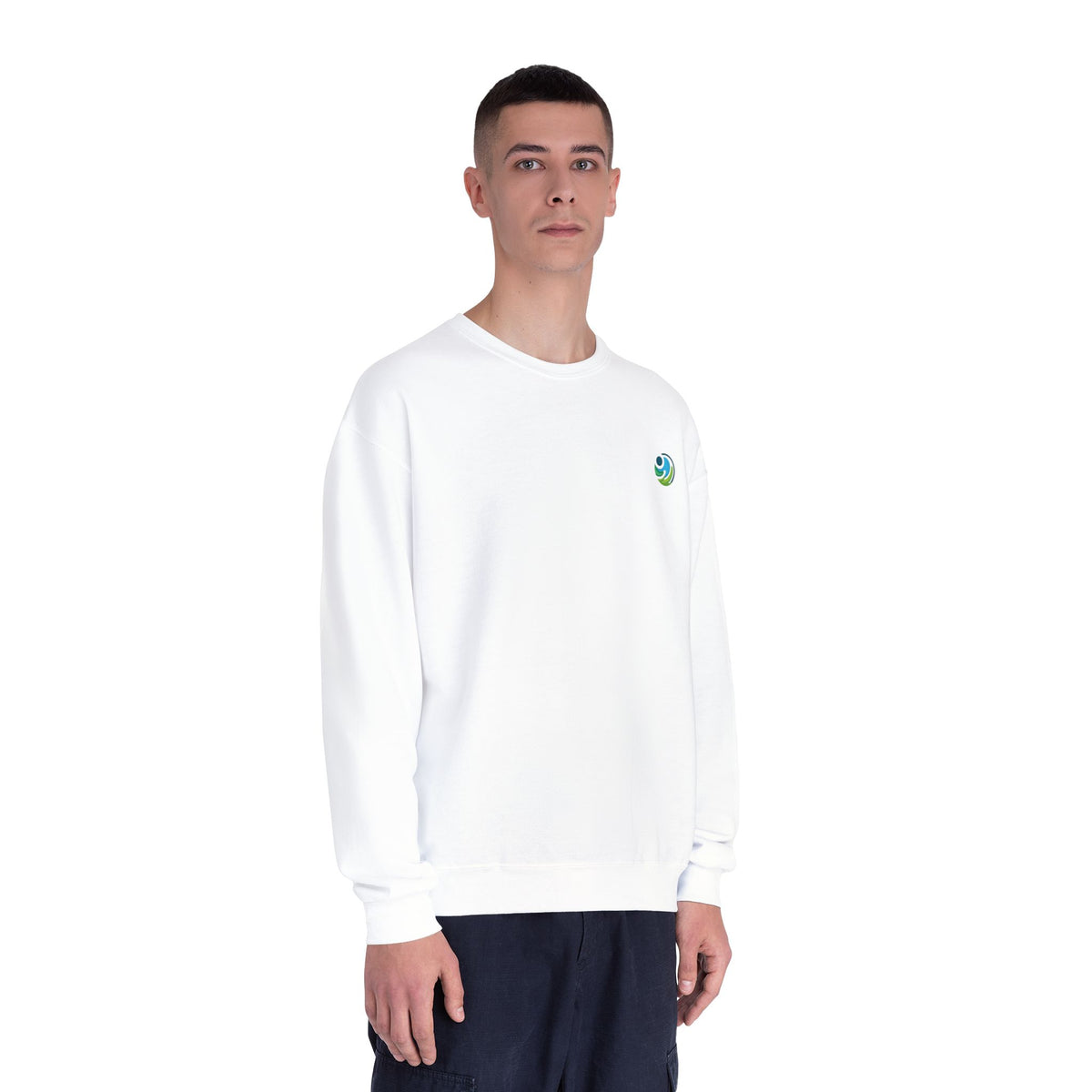 Sudadera con cuello redondo — "Con amor eterno te he amado"
