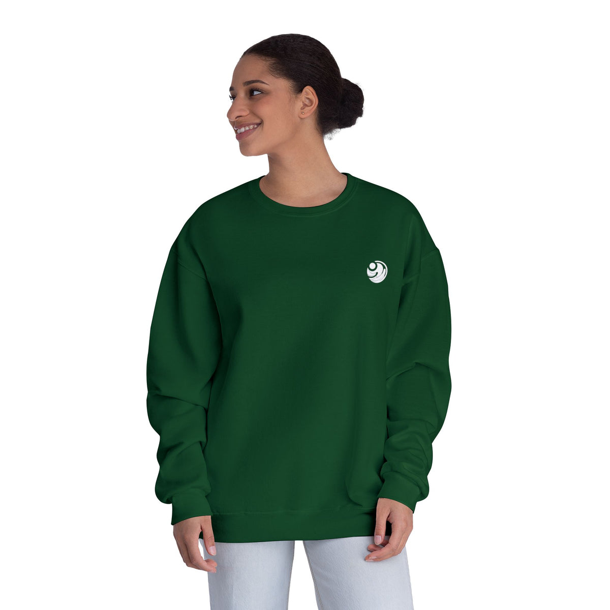 Sudadera con cuello redondo — "Con amor eterno te he amado"
