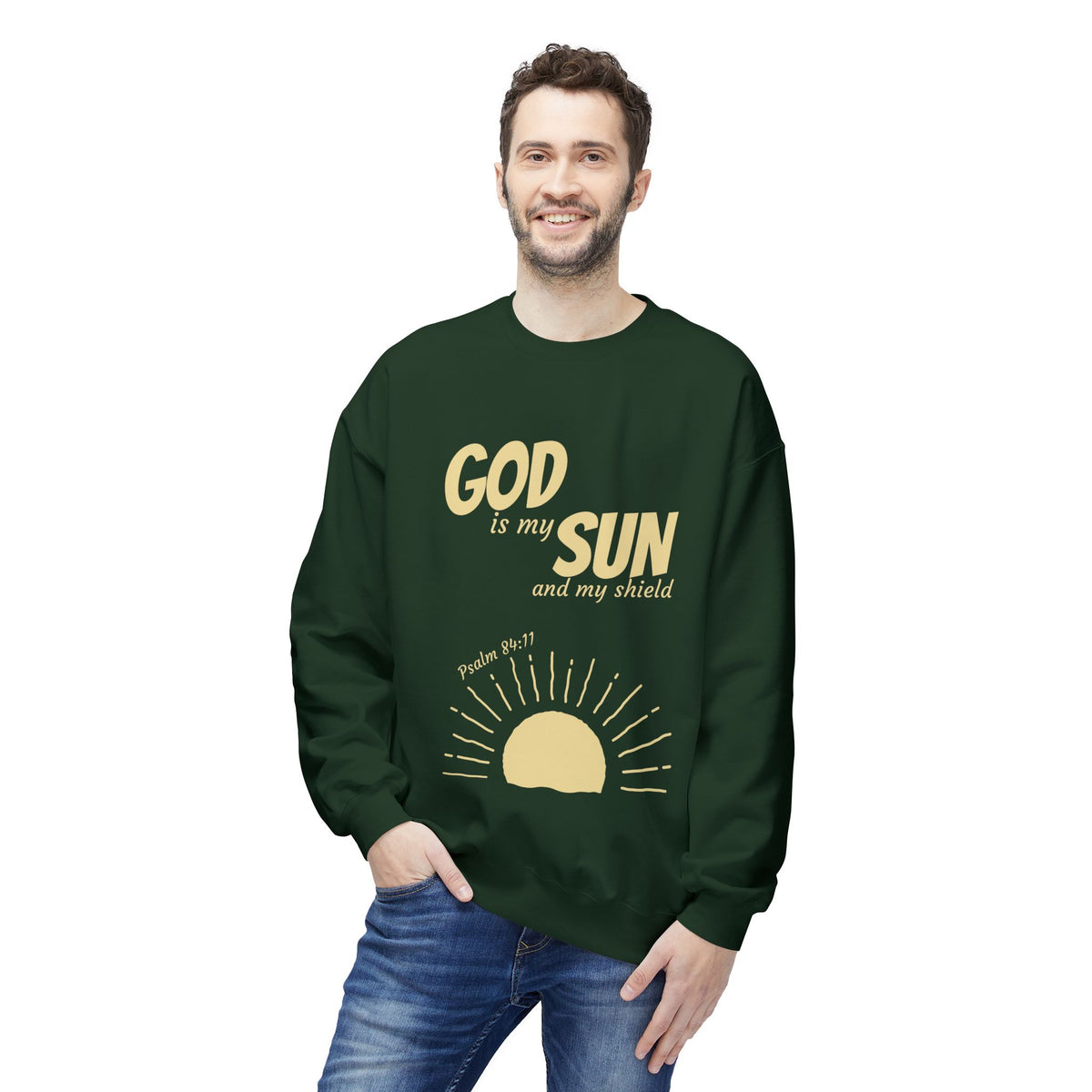 God is my Sun Crewneck Sweatshirt