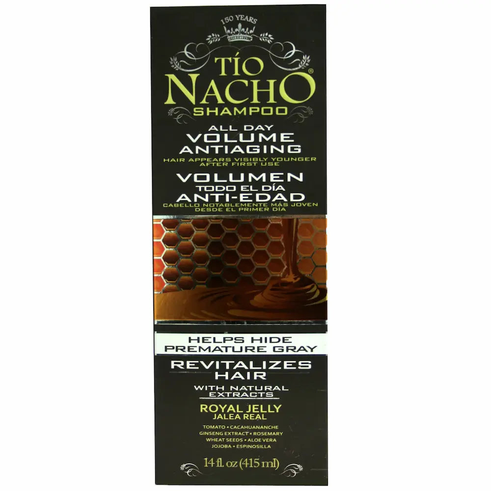 Champú Antiedad Tio Nacho 14 oz caja de 4 unidades