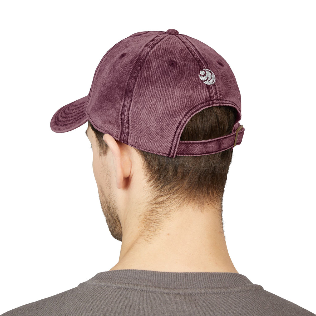 Embroidered Cross Vintage Cap