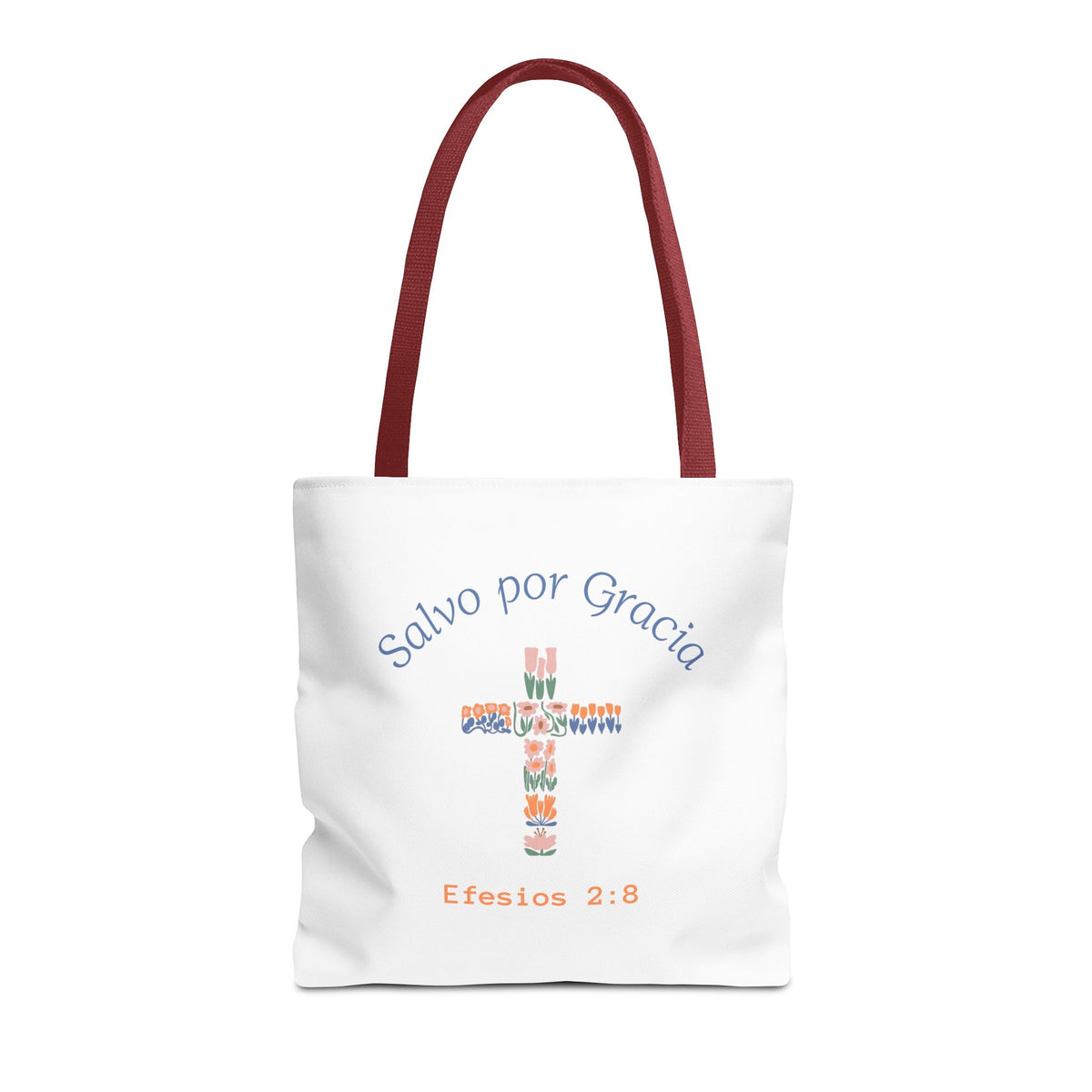 Bolsa de tela cristiana — "Salvo por Gracia"