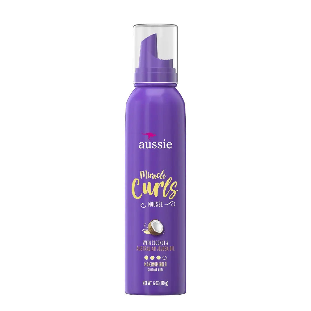 Aussie Miracle Curls Styling Mousse with Coconut & Jojoba Oil 6 oz box of 12 units