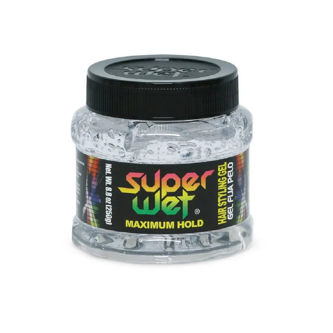 Gel Super Wet Clear Max Hold, caja de 24 unidades, 8.8 oz