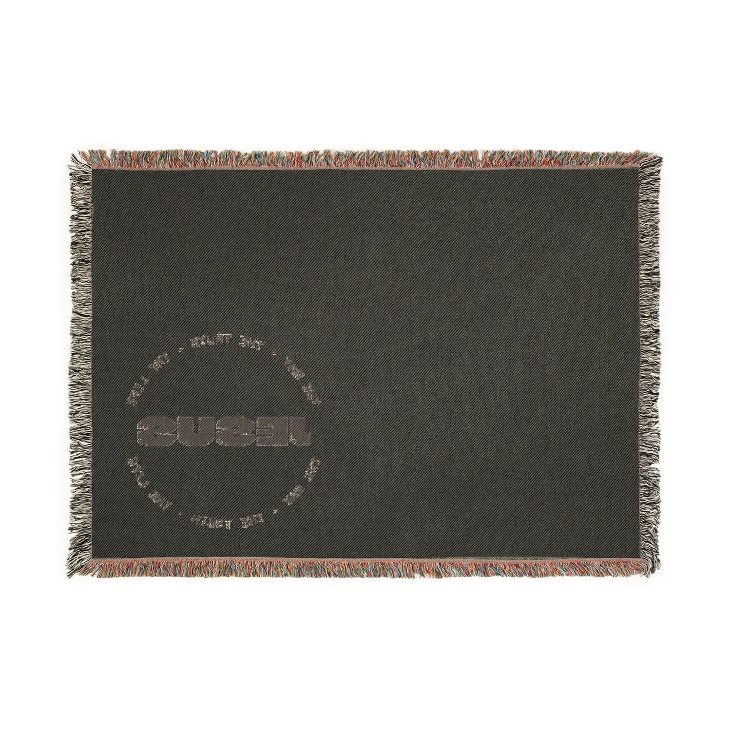Woven Blanket — "Jesus the way"
