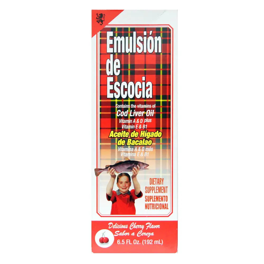 Emulsión De Escocia-Cereza 6.5 oz caja de 4 unidades
