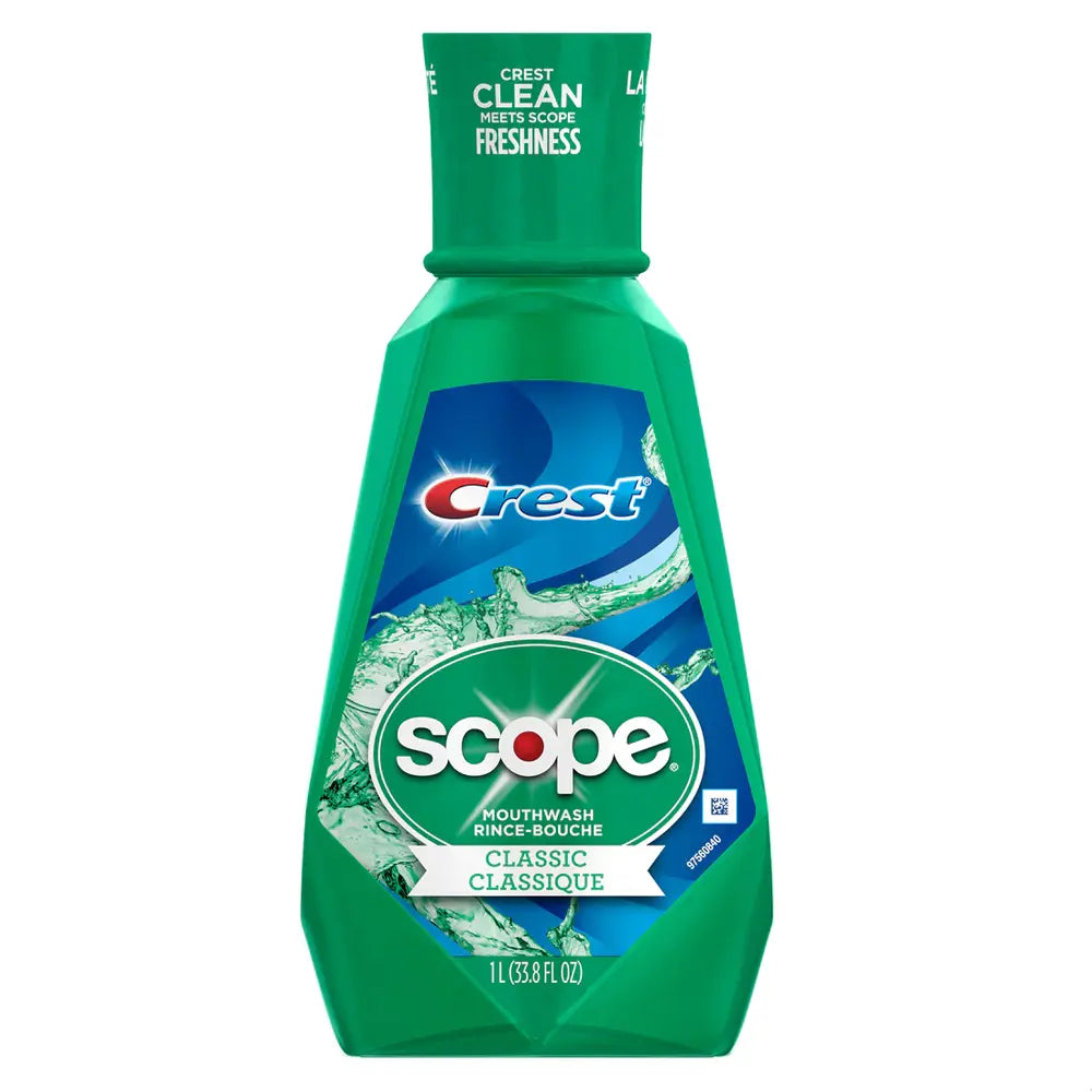 Crest Scope Original Mint Mounthwash 1 L box of 6 units
