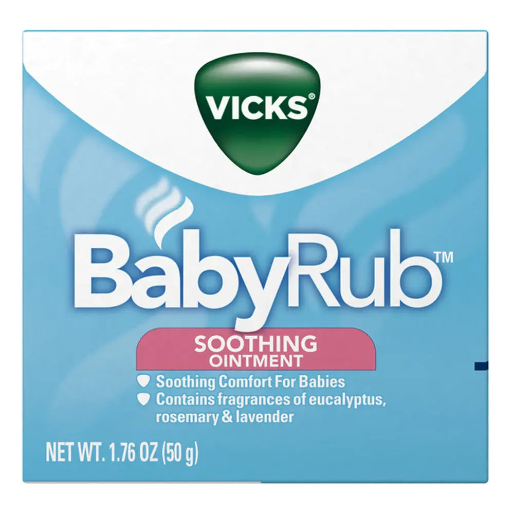 Vicks Baby Rub Ointment 3+ months 50 gm box of 6 units