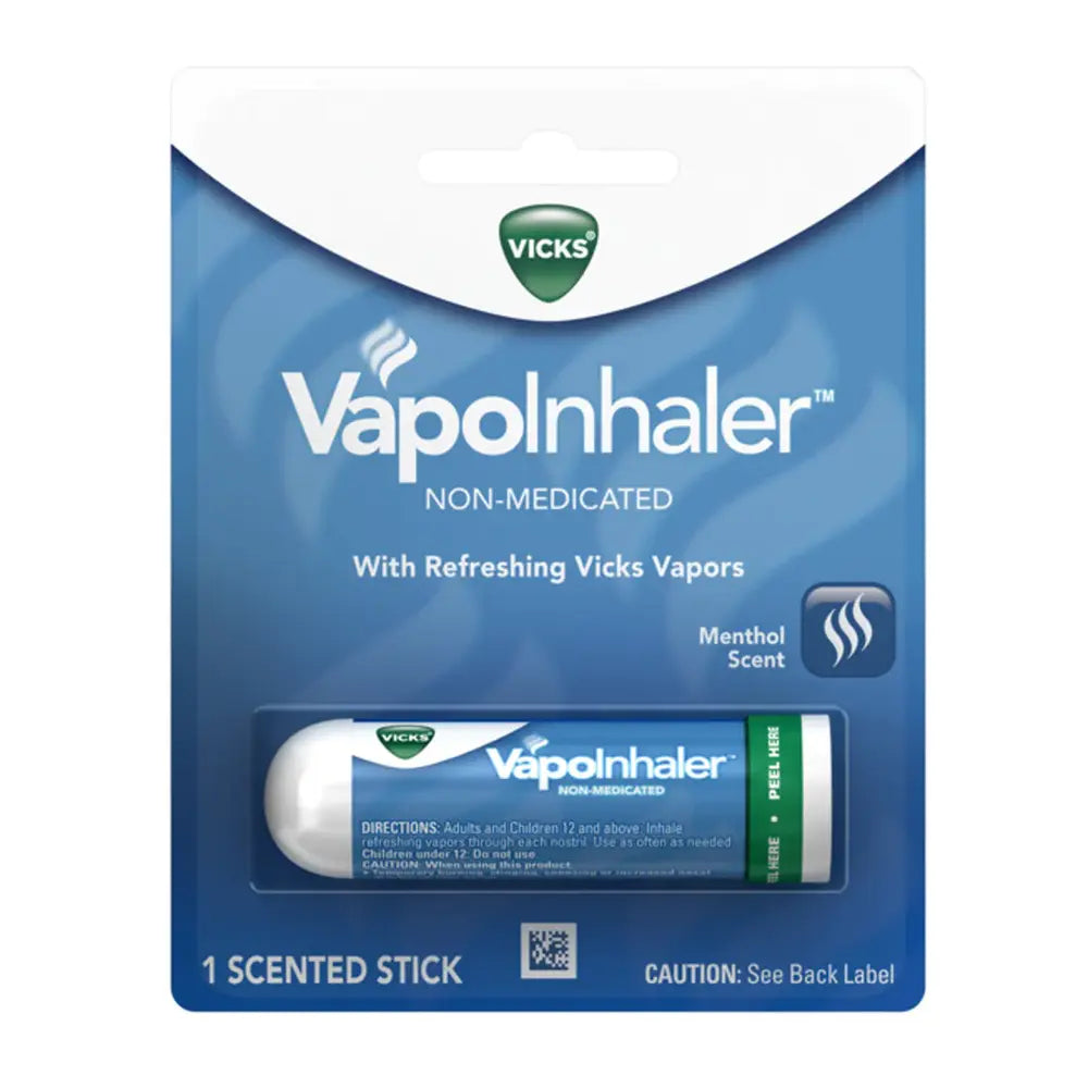Vicks Nasal Vapo Inhaler Stick Menthol 1 ct  box of 12 units
