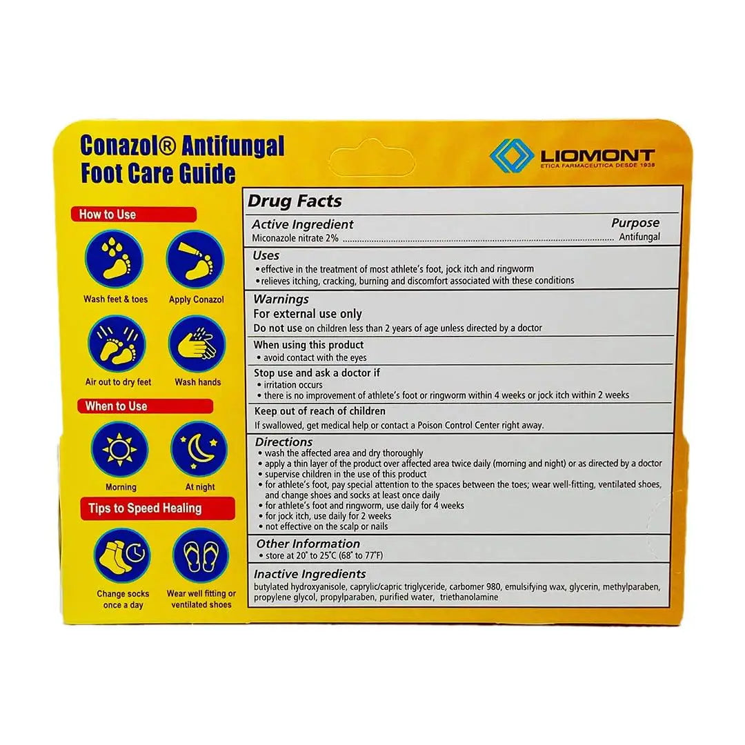 Conazol Antifungal Cream 1.05 oz box of 3 units