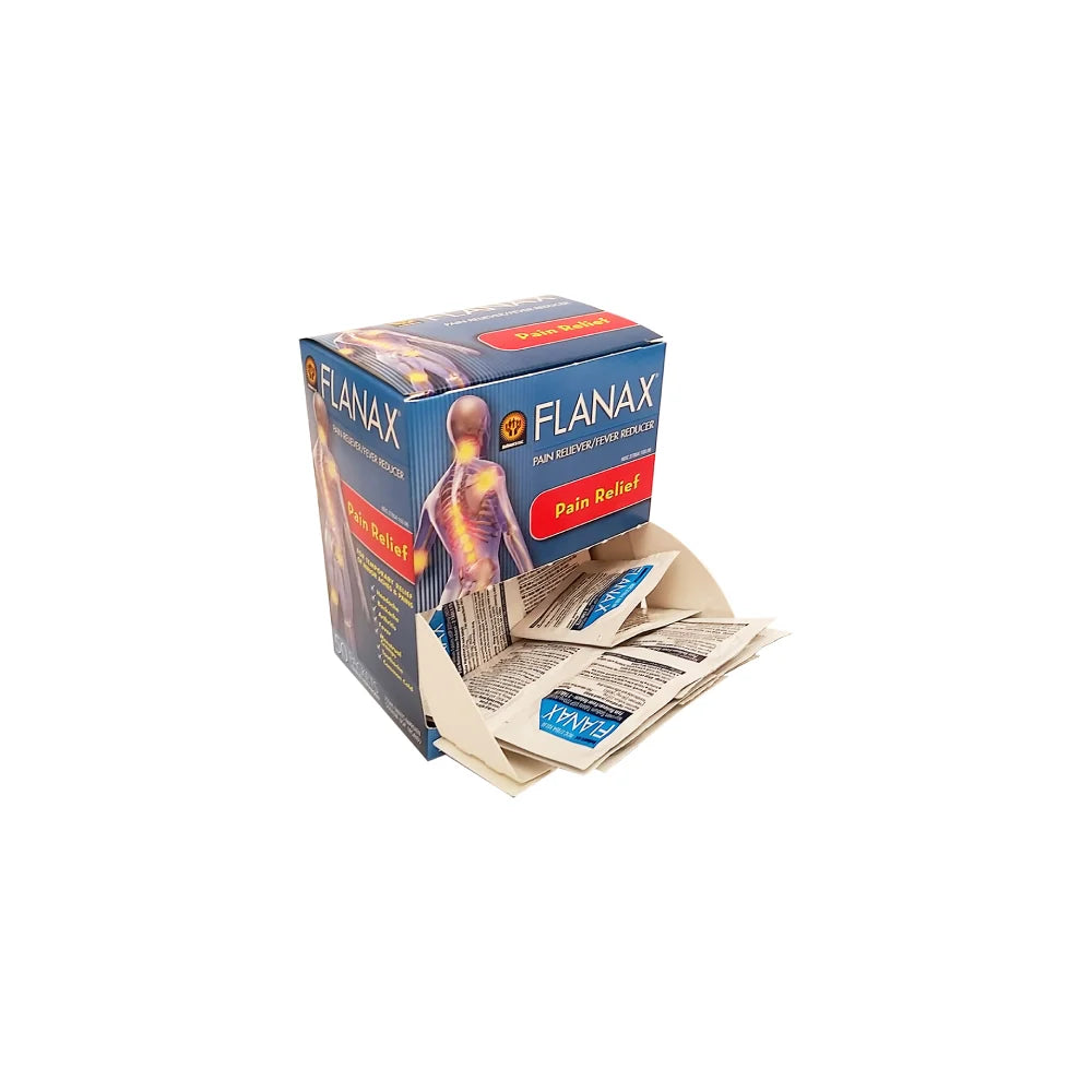 Dispensador de analgésicos Flanax, caja de 20 unidades