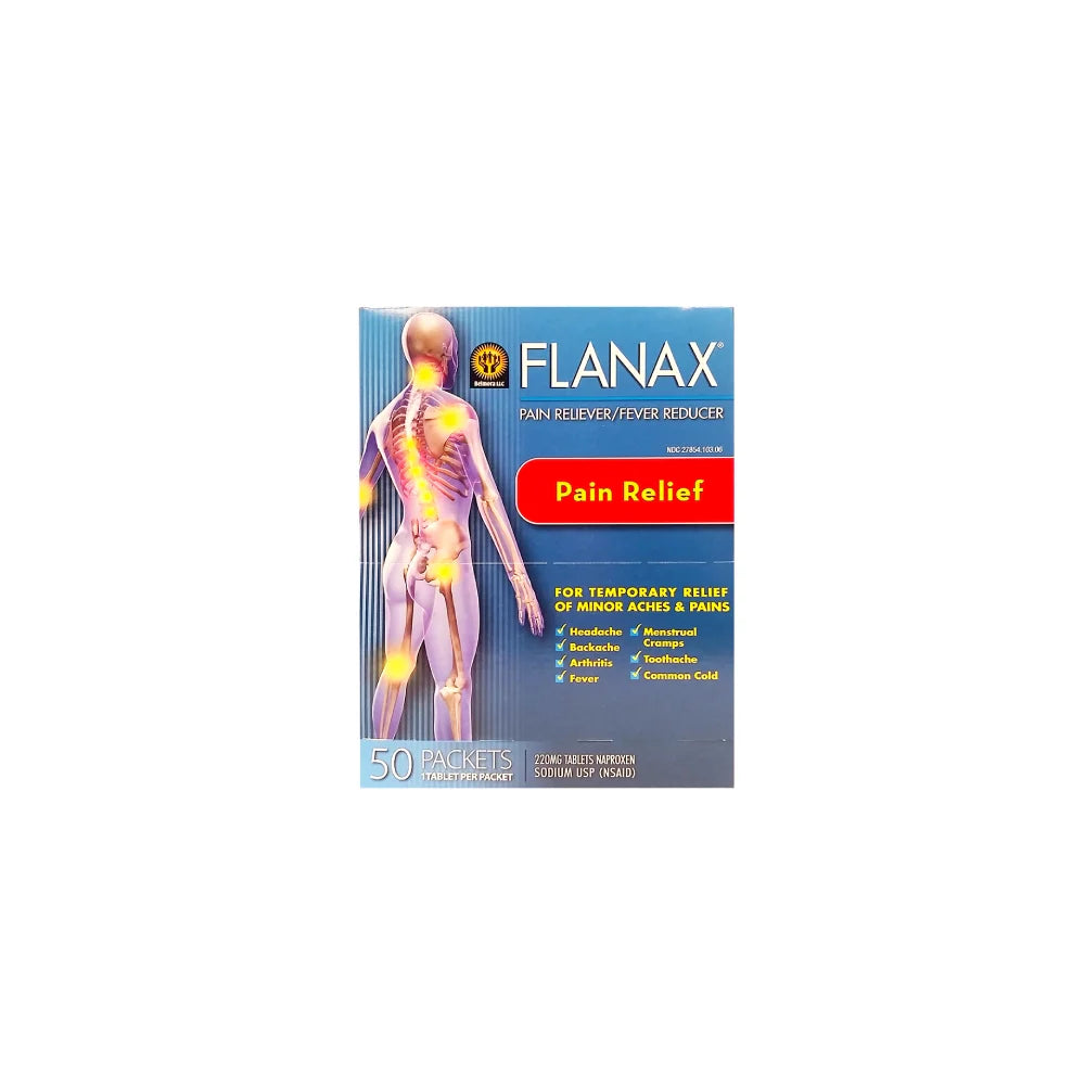Dispensador de analgésicos Flanax, caja de 20 unidades