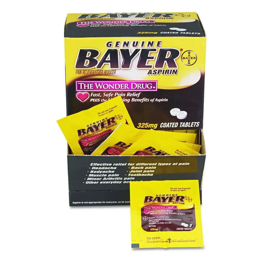 Bayer Aspirin Dispenser 2 ct box of 25 units
