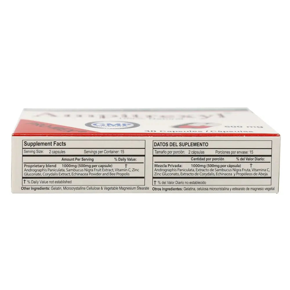 Ampitrexyl Supplement 30 Cap 500 mg box of 6 units