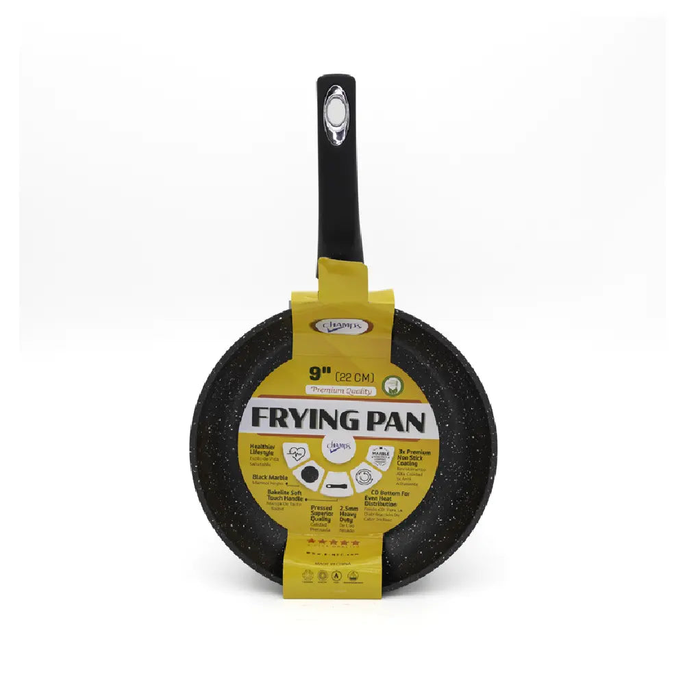 Sartén Champs NS Black Speckled de 2,5 mm y 9 pulgadas, caja de 6 unidades