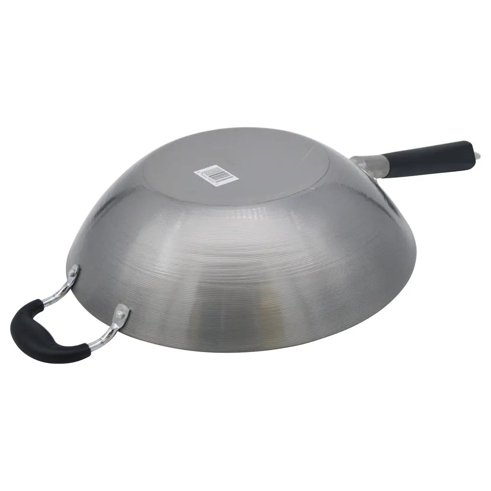 Wok Imusa Acero al Carbono Sin Recubrimiento 14" caja de 4 unidades