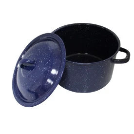 Olla Imusa Esmaltada Azul 4 cuartos caja de 2 unidades