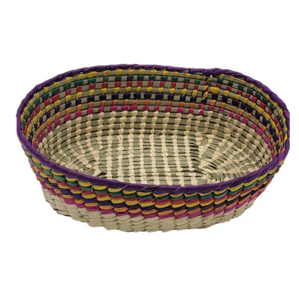 Bread Basket/ Panero Oval Asst. Colors 10.5" x 8.25" box of 6 units