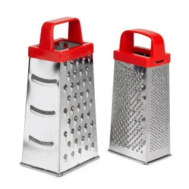 Rallador de hojalata Imusa de cuatro lados de 8" caja de 12 unidades
