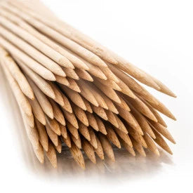 Brochetas de bambú IMUSA 12 unidades – Caja de 12 paquetes (100 brochetas cada uno)