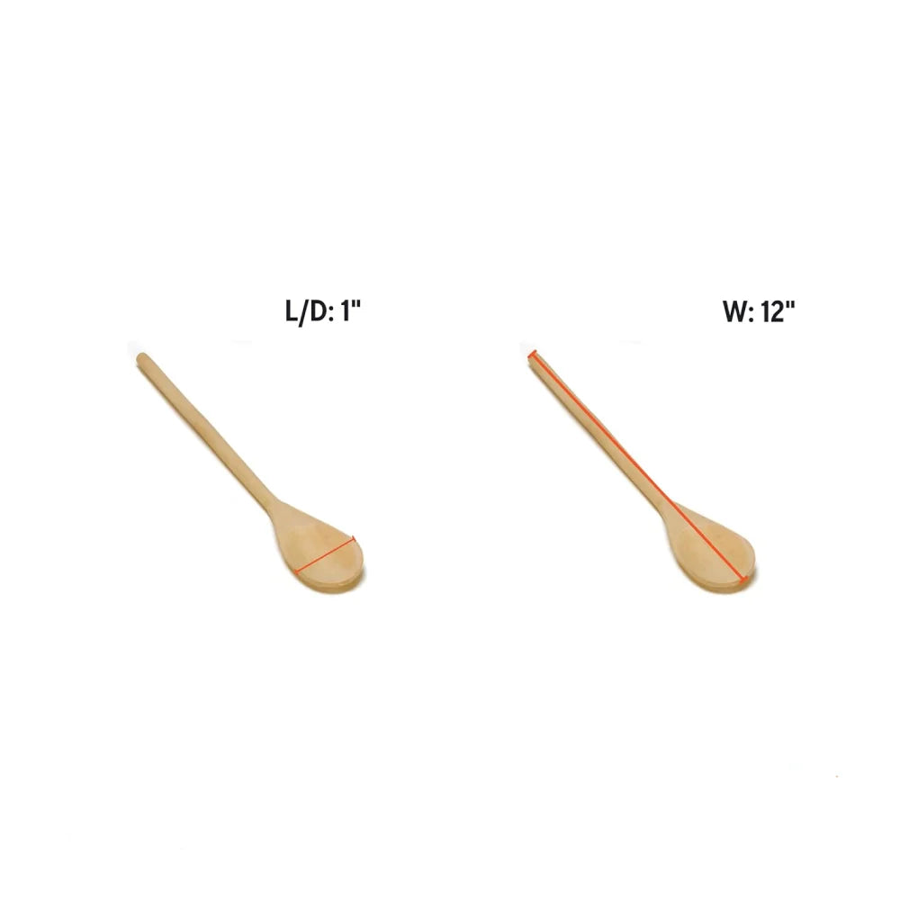 Imusa Wood Spoon Set (Cucharas De Madera) - 3 pc Set, 12 Unit Box