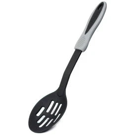 Cuchara ranurada Imusa Nylon, Cuchara 12" caja de 12 unidades