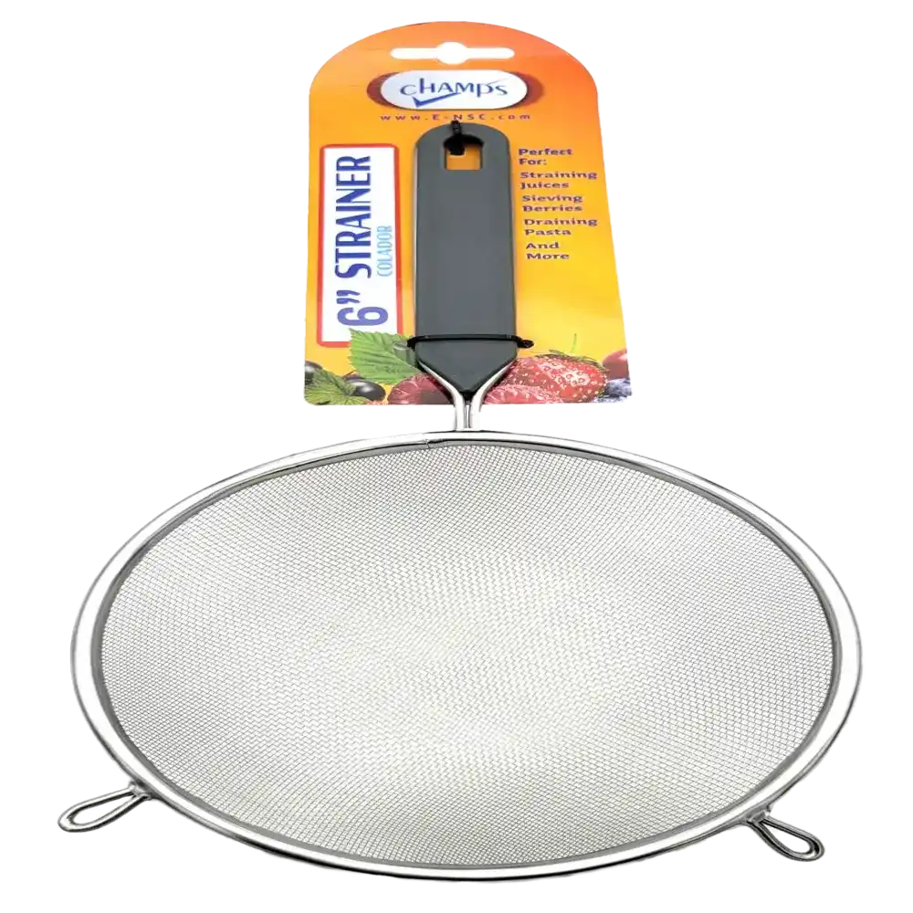 Champs Heavy Duty SS Strainer/ Colador 6" box of 8 units