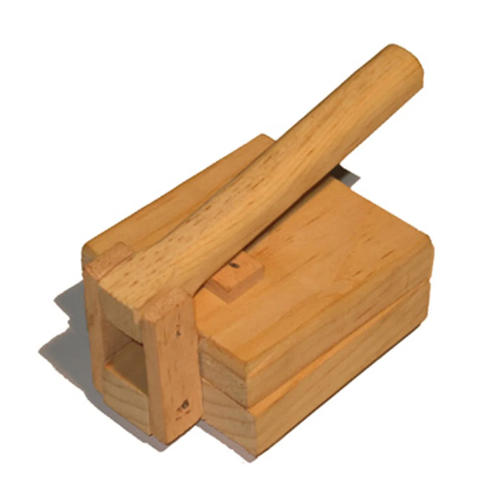 Mini Wooden Tortilla Press Toy in a Poly Bag Mini 6 Pack
