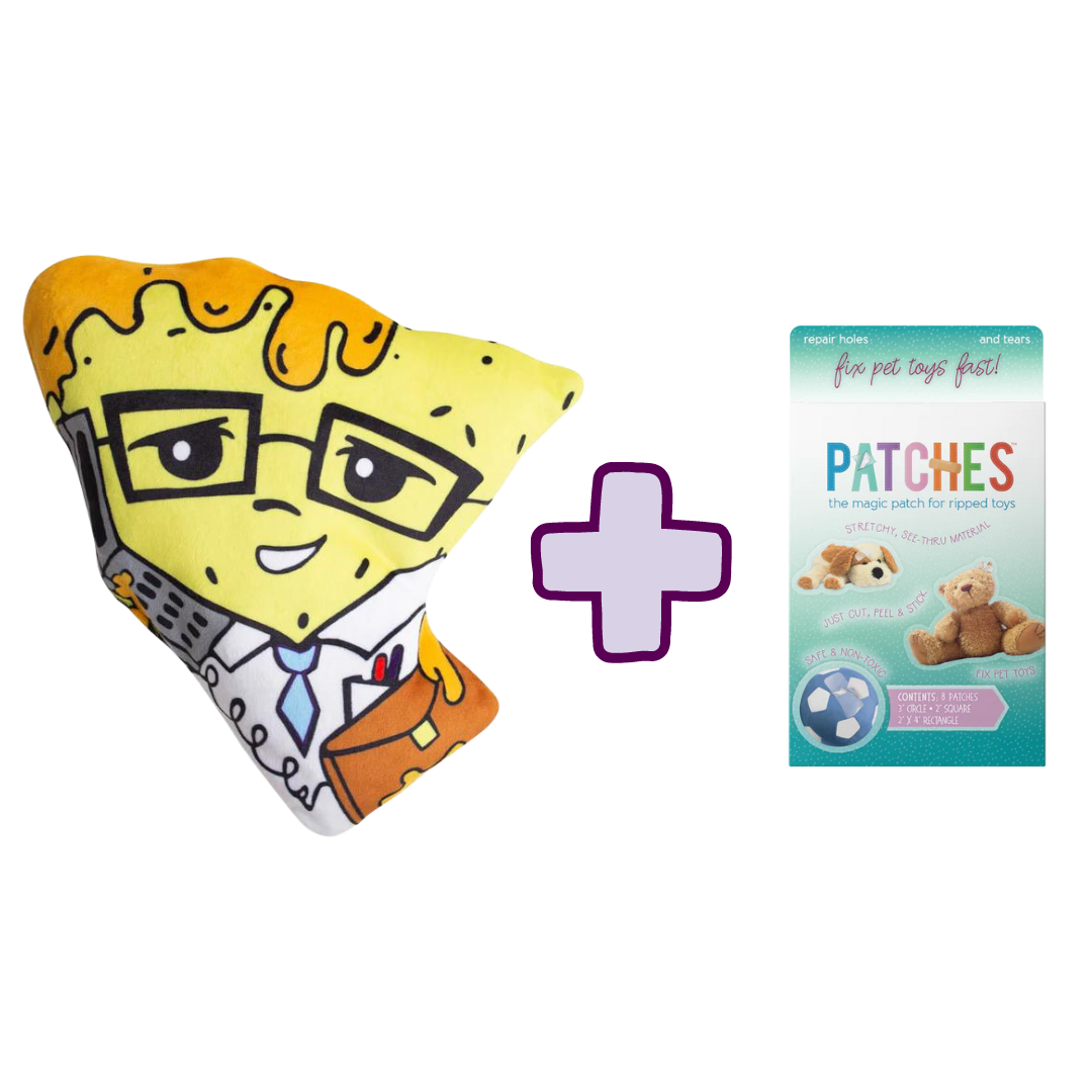 Nacho Business + Patches Juguete para Perro (Paquete)