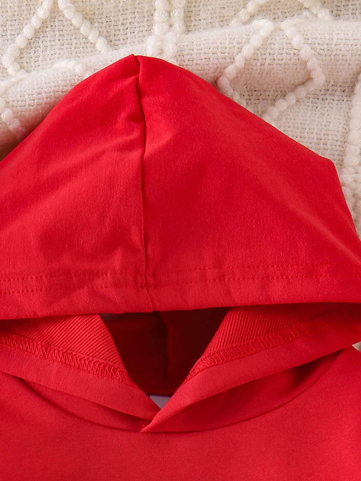Conjunto de Sudadera con Capucha de Papá Noel y Pantalones para Niños