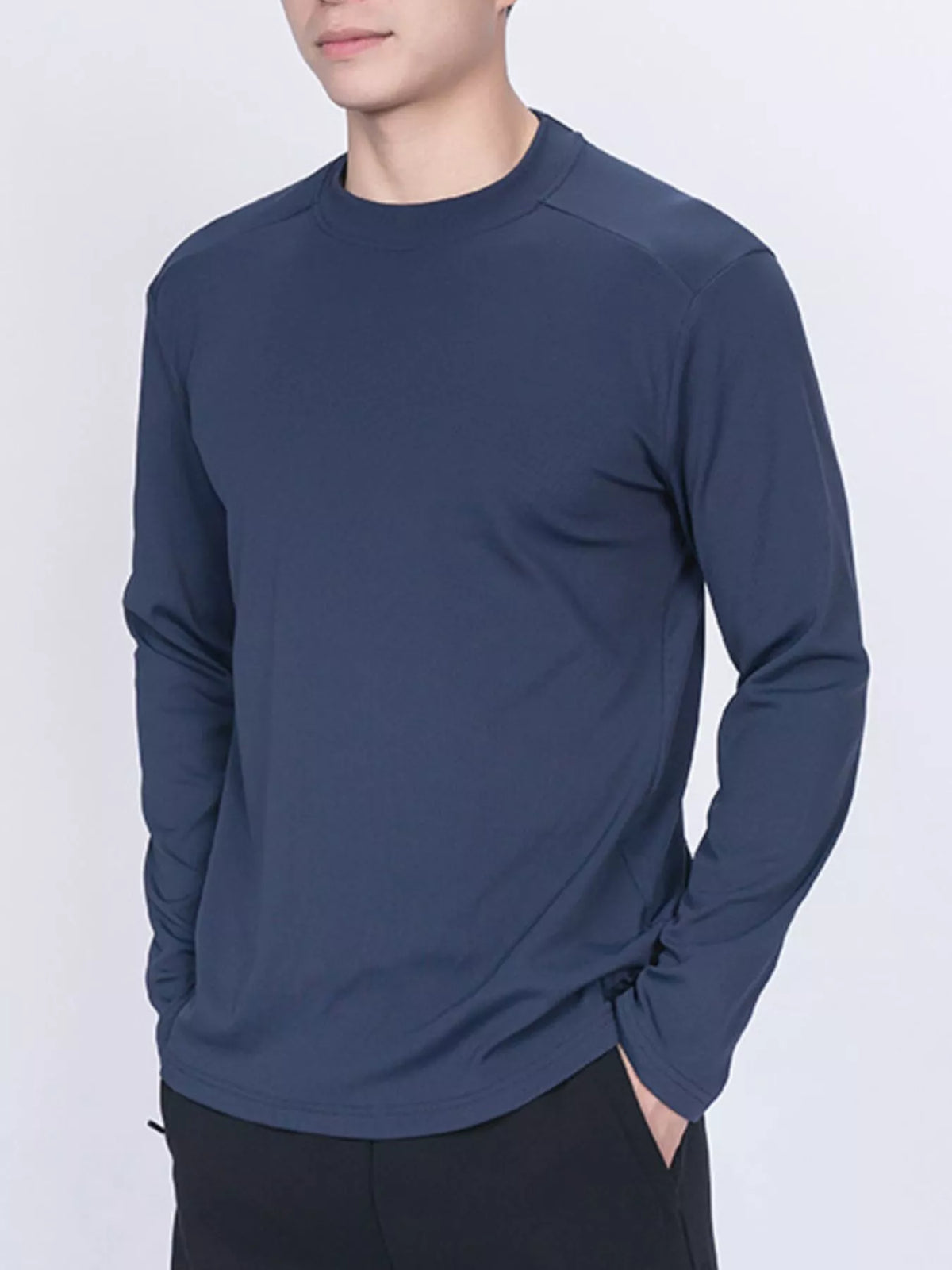 Men's Plus Size Long Sleeve T-Shirt