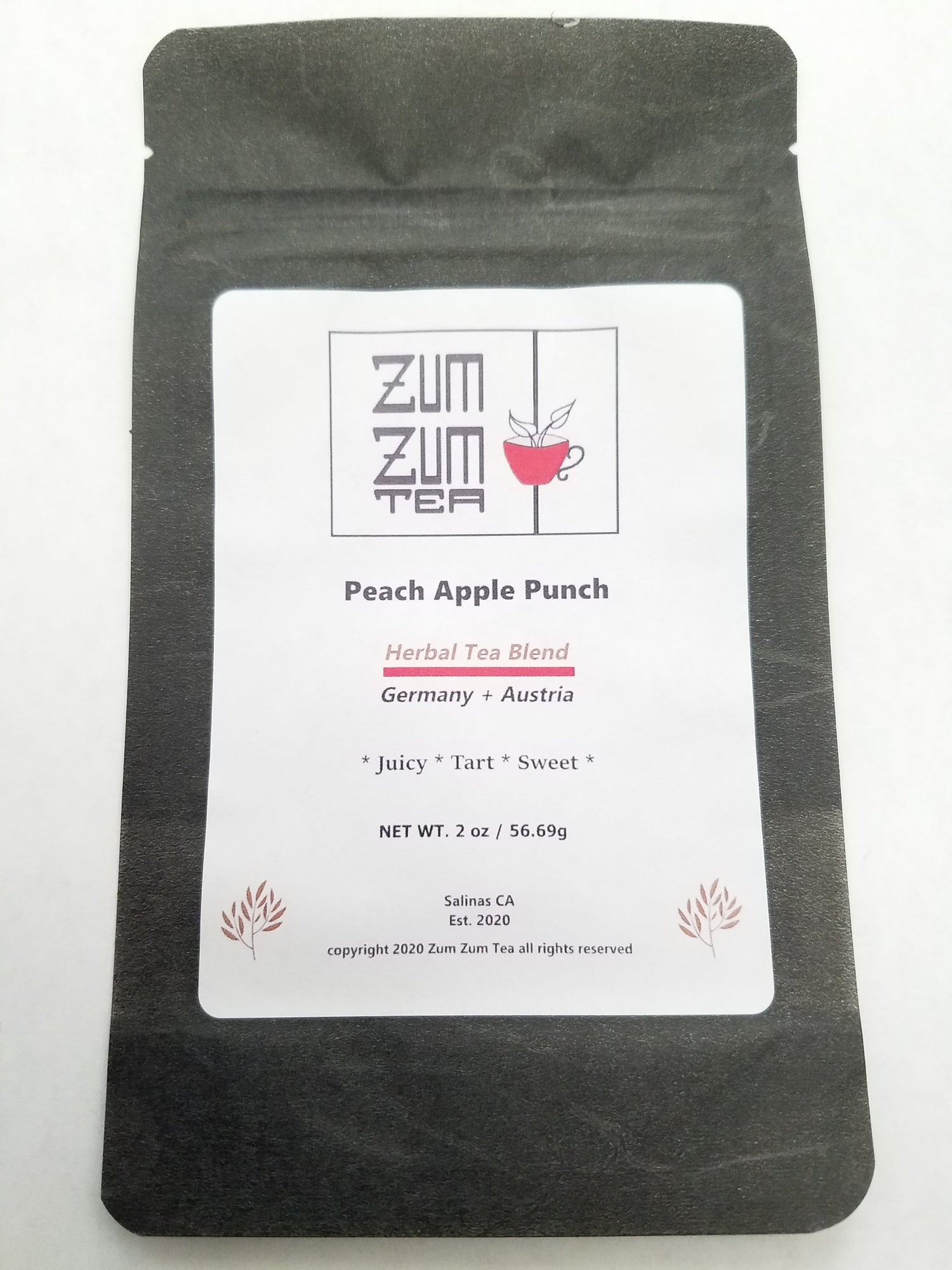 Ponche de melocotón y manzana