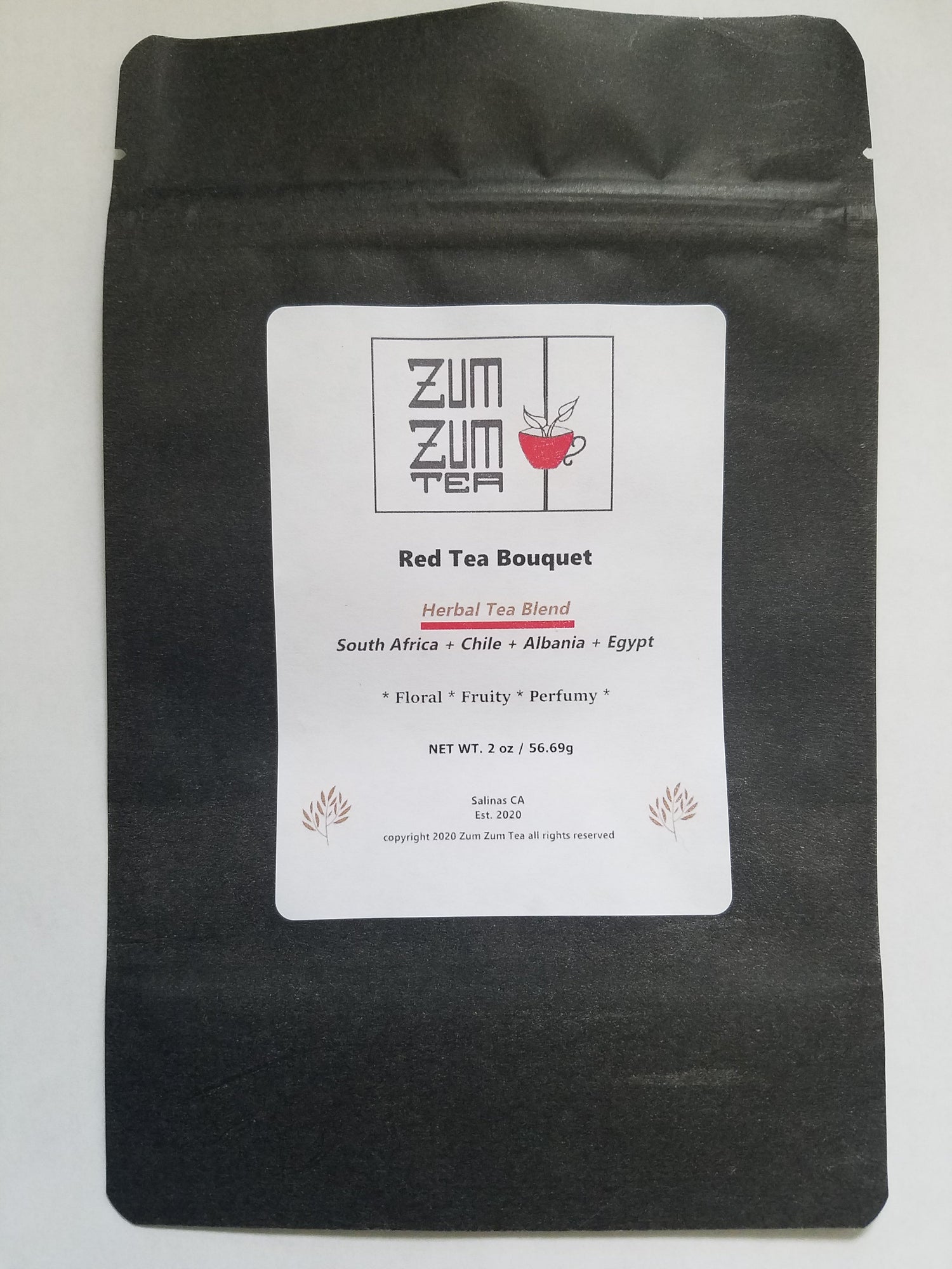 Ramo de té rojo